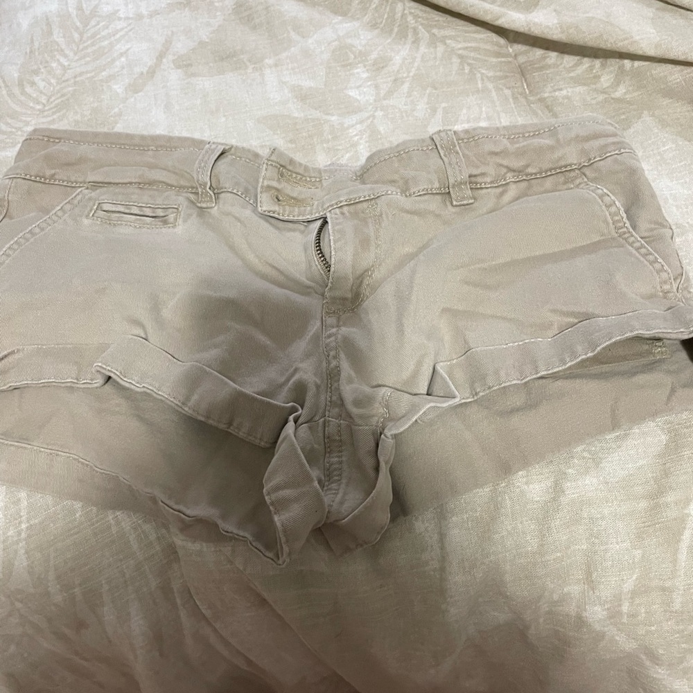 tan shorts